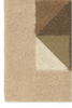 Lorena Canals Tessera Wool Rug in natural, small size rug with textured geometric design