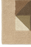 Lorena Canals Tessera Wool Rug in natural, small size rug with textured geometric design