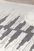 Lorena Canals Zagros Wool Area Rug in natural grey with a zigzag pattern, soft wool material, and modern design for home decor.