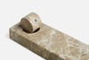 Woud Monolith incense holder made of sleek, minimalist wood design, perfect for holding incense sticks or cones.
