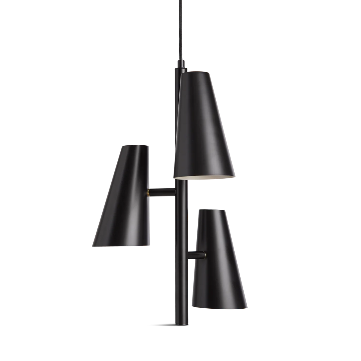 Cono Pendant w/ 3 Shades by Woud Denmark