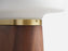 Walnut Nova table lamp by Woud Denmark, modern lighting with a sleek design and warm wood finish, ideal for contemporary interiors.