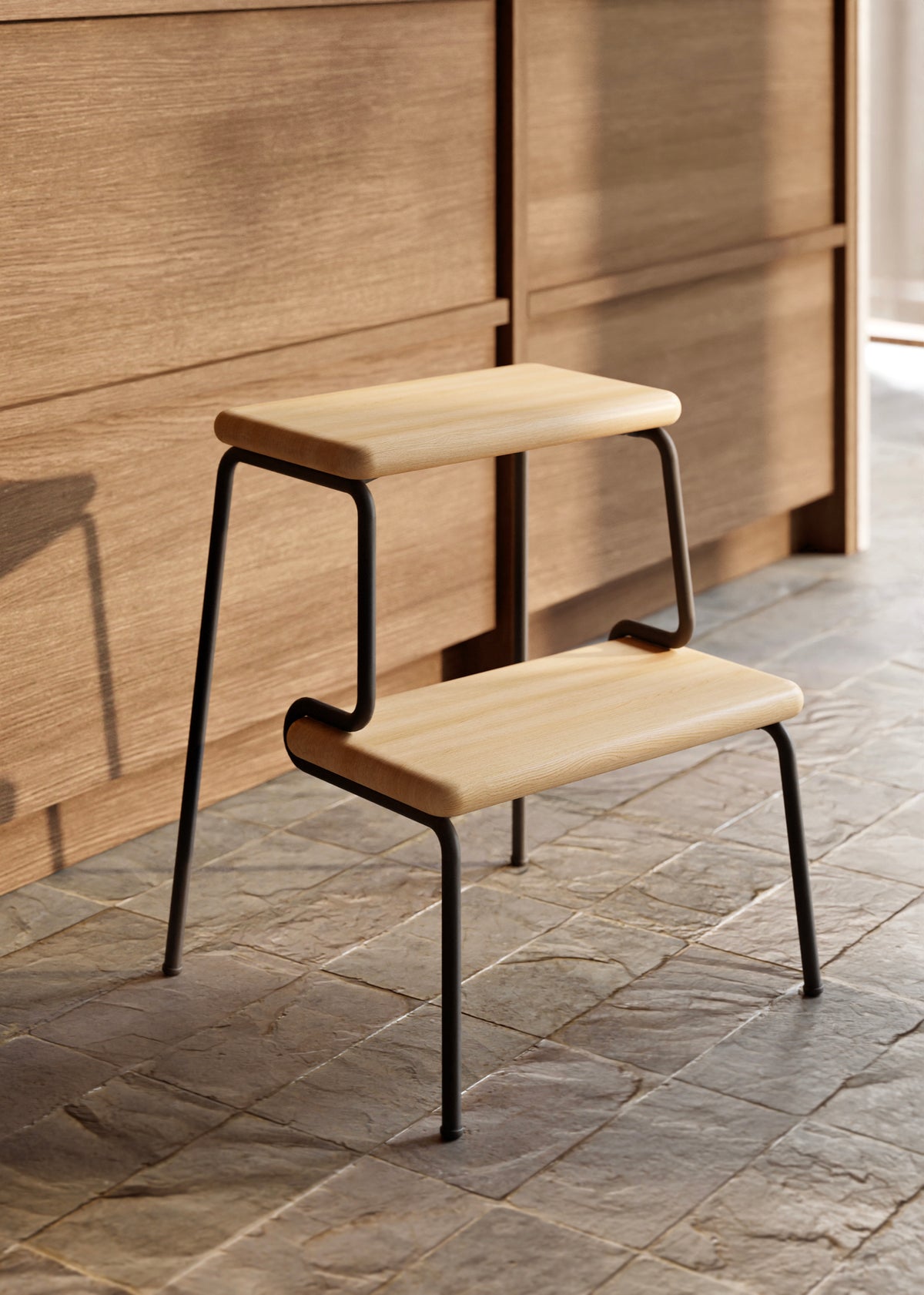 Slalom Step Stool by Woud Denmark