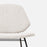 Ivory Lean Lounge Chair by Woud Denmark, modern seating with sleek design and comfortable ergonomic shape.