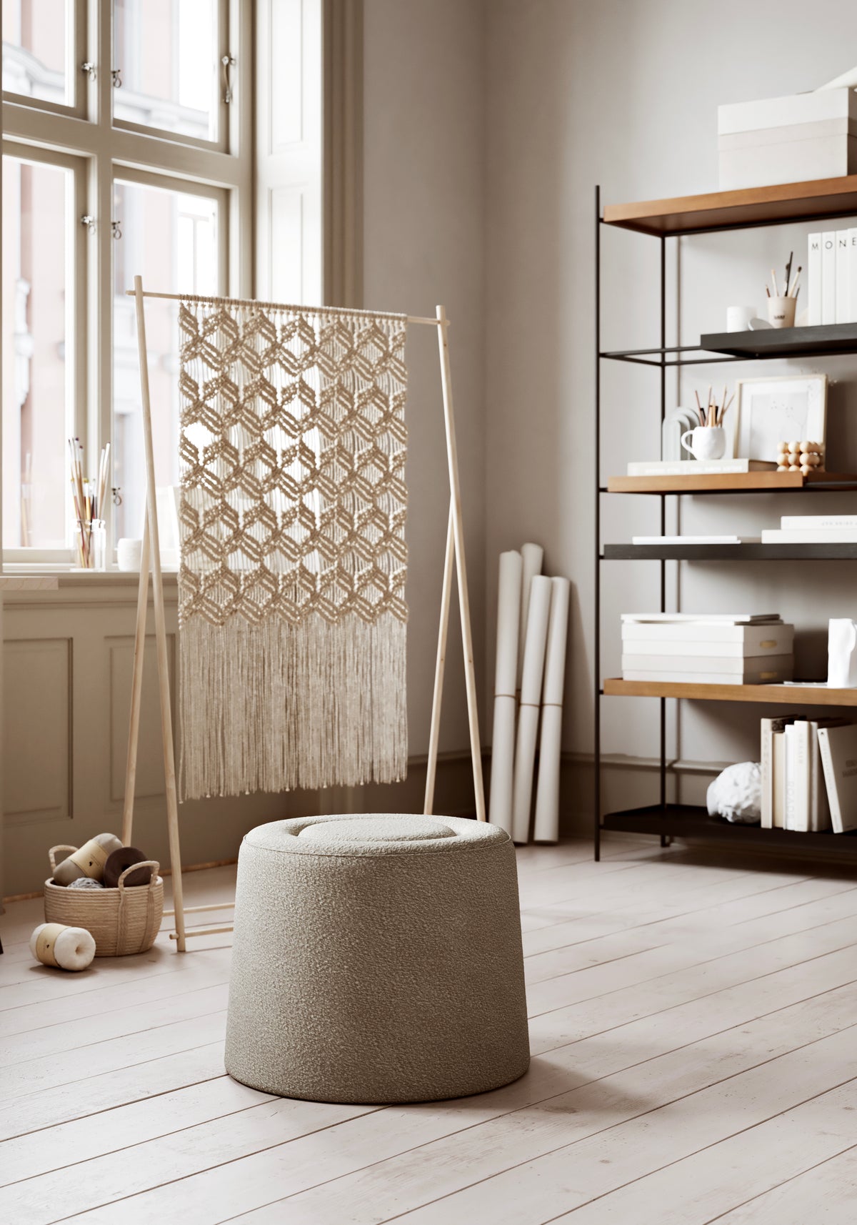 Praline Pouf by Woud Denmark
