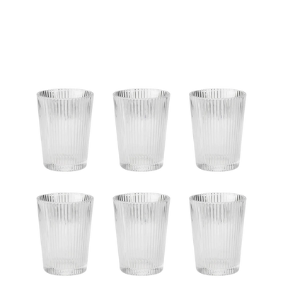 Pilastro Drinking Glass 0.15 L. 6 PCS by Stelton