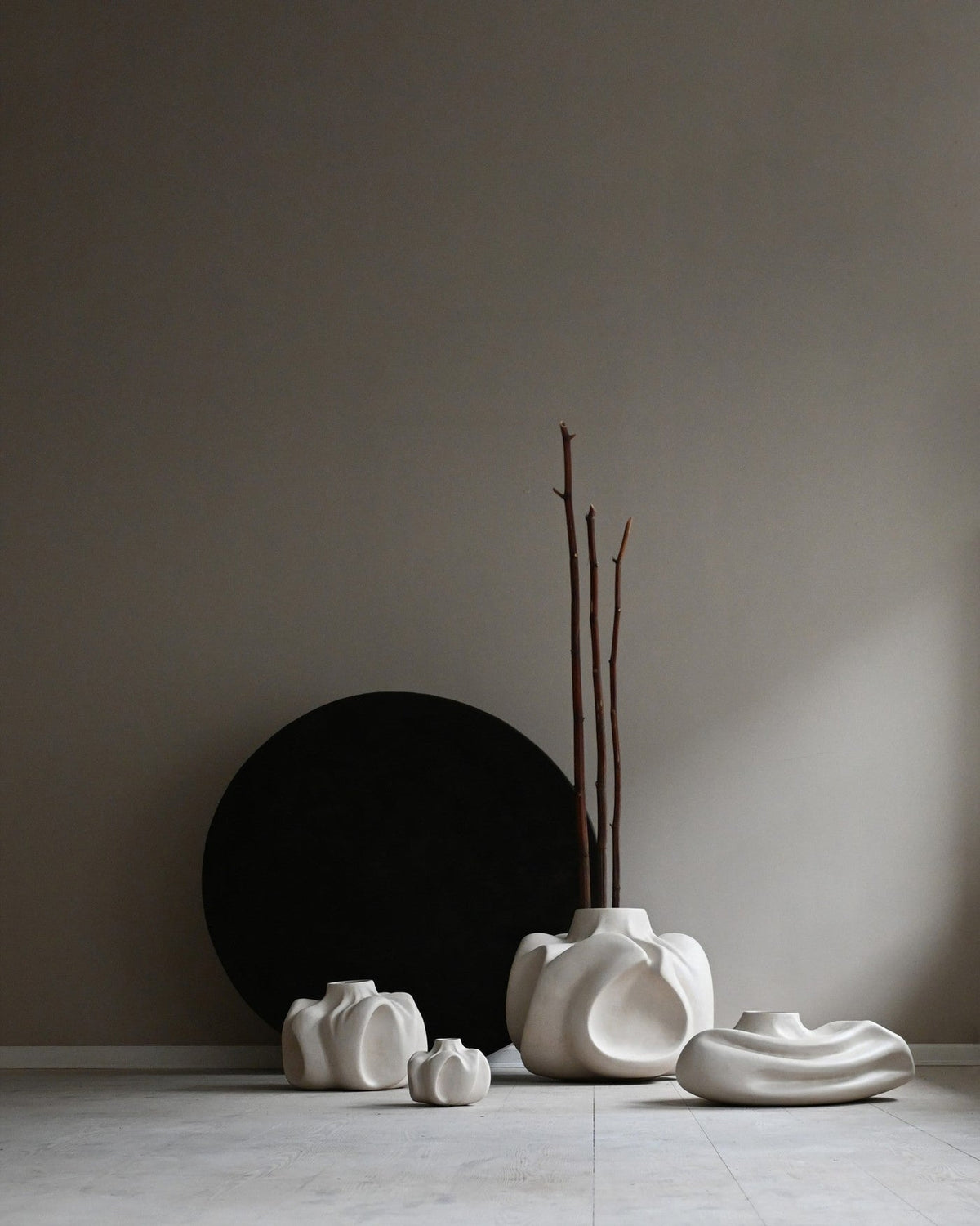 Wabi Vase, Fat - Birch by 101 Copenhagen