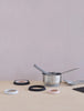 Set of four Rig-Tig PLACE-IT trivets, Ø 13 cm, made of durable accessories material, ideal for protecting surfaces.