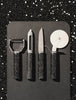Rig-Tig REDO Y-peeler accessory shown with stainless steel blade and ergonomic handle, ideal for vegetable peeling.