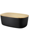 Rig-Tig BOX-IT bread box in a sleek design, measuring 34.5 cm, made for storing bread and accessories.
