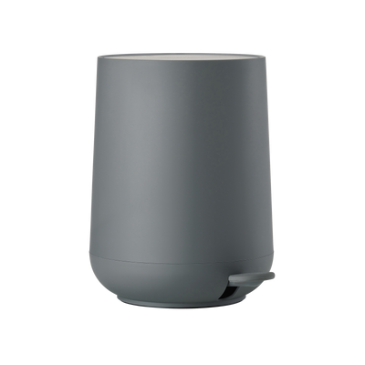 Black Nova pedal bin by Zone Denmark, 3-liter capacity, with a 20.5 cm diameter, showcasing sleek modern design for accessories.