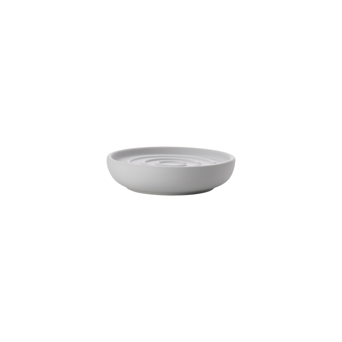 Black Nova soap dish by Zone Denmark, modern bathroom accessory with sleek design and durable material.
