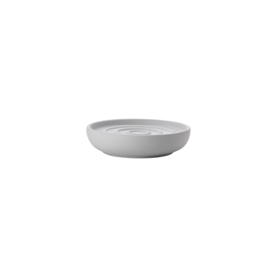 Black Nova soap dish by Zone Denmark, modern bathroom accessory with sleek design and durable material.