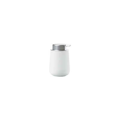 Black Nova soap dispenser by Zone Denmark, a stylish bathroom accessory with a sleek design and easy-to-use pump.