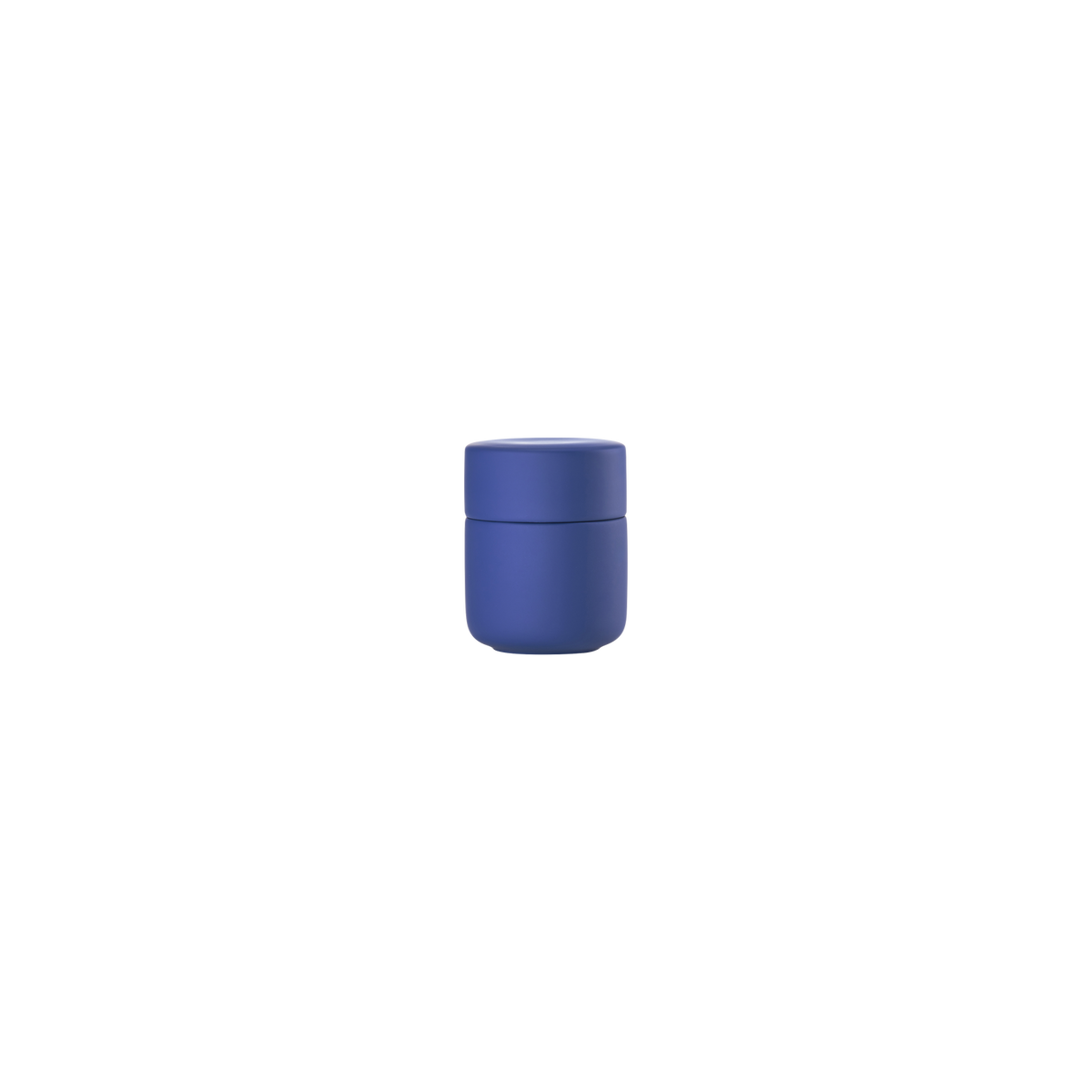 Black Ume jar with lid by Zone Denmark, stylish accessory for kitchen or decor display.
