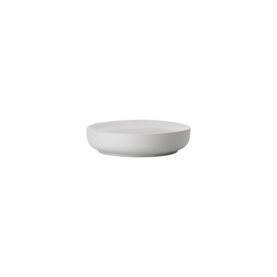 Black Ume soap dish by Zone Denmark, a stylish bathroom accessory with a sleek design and durable material.