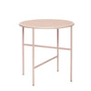 Niche Side Table - Round, Pink by Hübsch