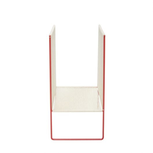 String Magazine Holder Red/White by Hübsch — The Modern Shop