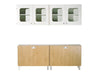 2K-SKÅP Cabinet with Glass Door(s), 1 Shelf by Karl Andersson & Söner