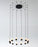 Fuji 12 Lamp Pendant by Seed Design