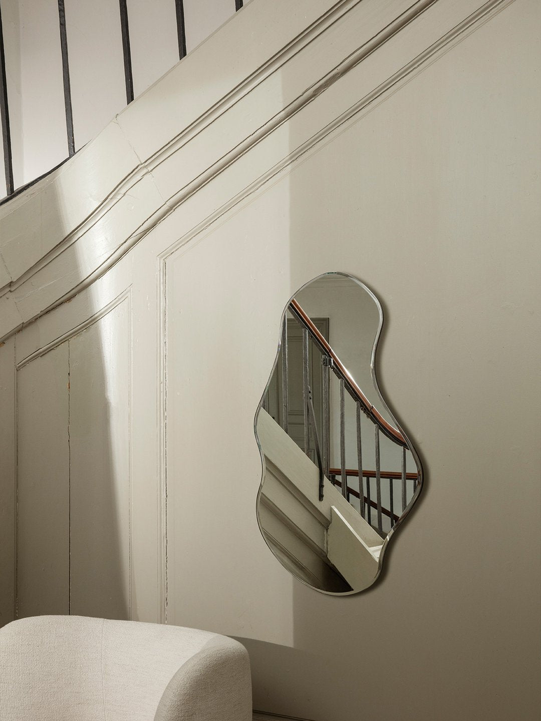 Pond Series Mirrors - Large - Dark Chrome by Ferm Living (Defect)