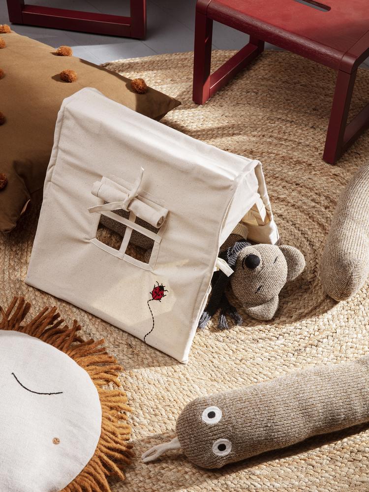 Mini Tent with Ladybird Embroidered by Ferm Living