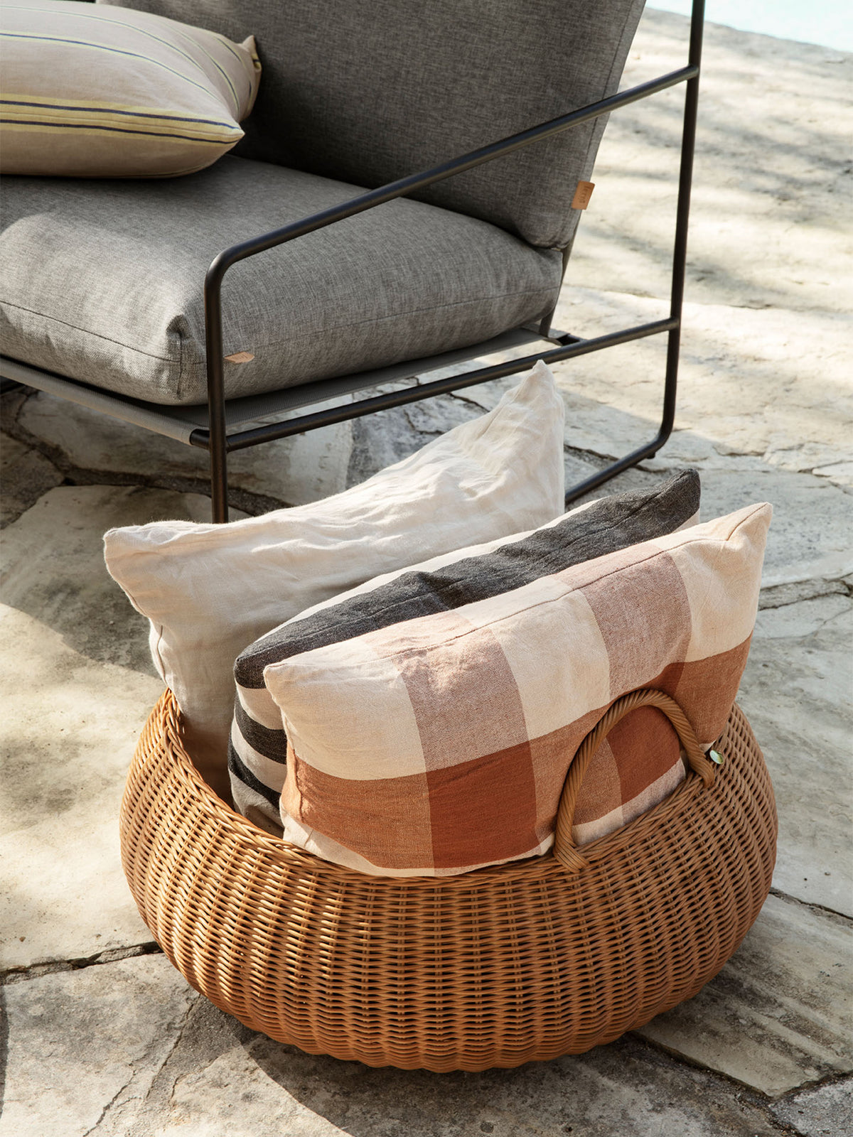 Braided Basket - Low by Ferm Living