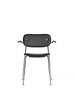 Co Dining Chair with Armrest - Chrome by Audo Copenhagen