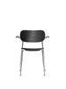Co Dining Chair with Armrest - Chrome by Audo Copenhagen
