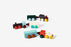 Trains suspendus et tracteurs par Areaware