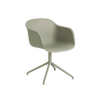 Base pivotante de fauteuil en fibre avec. Retour – Shell par Muuto