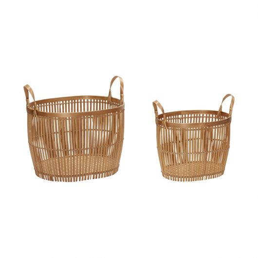 Vantage Baskets - Small, Set of 2 by Hübsch