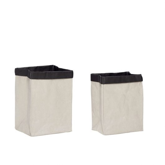Laundromat Laundry Basket - Square, Set of 2 by Hübsch