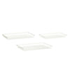 Carry Trays - White, Set of 3 by Hübsch
