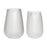 Bow Vases - White, Set of 2 by Hübsch