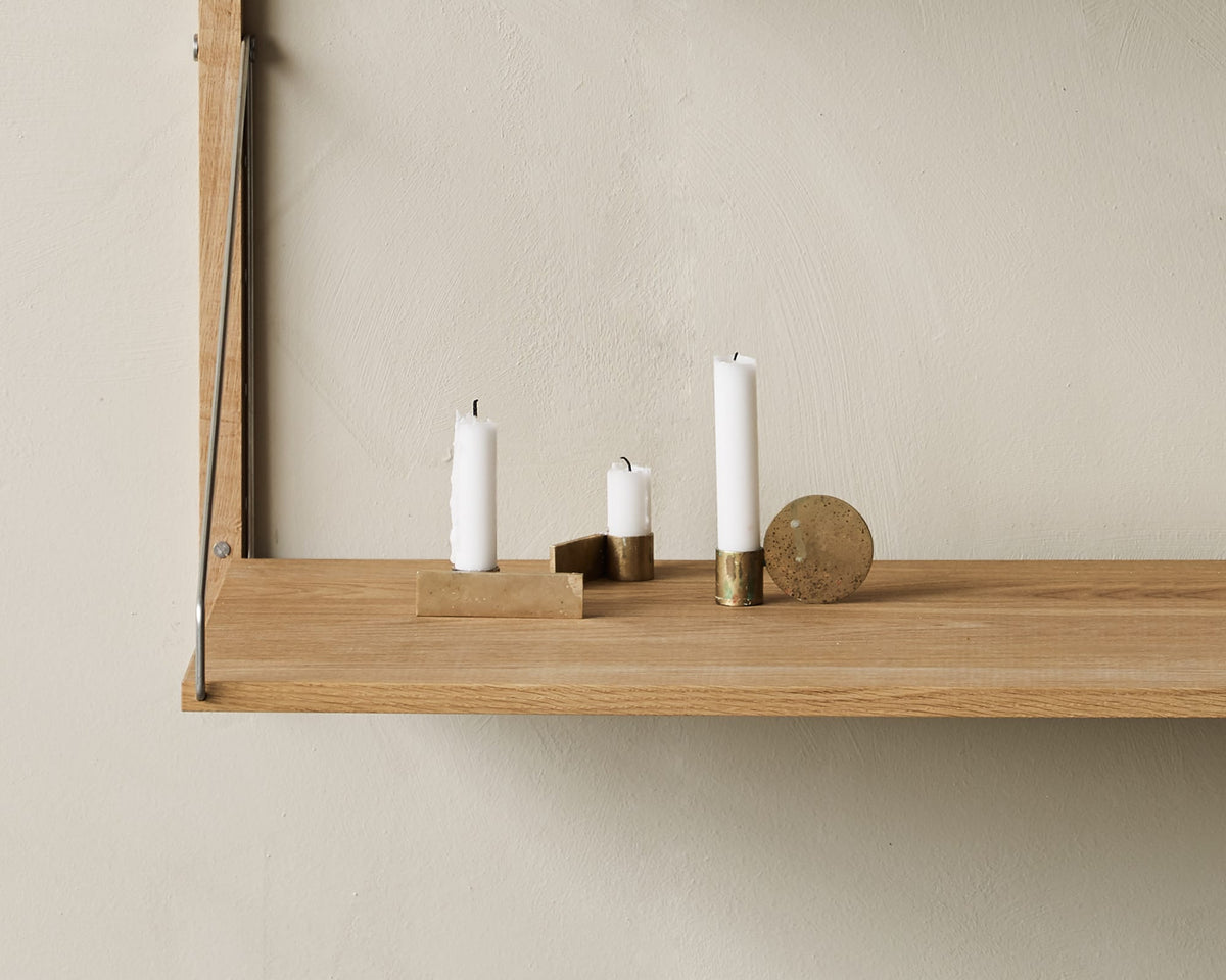 Fundament Candle Holders Brass by Frama Denmark