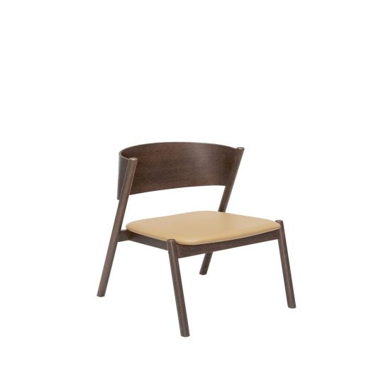 Oblique Lounge Chair Seat par Hübsch