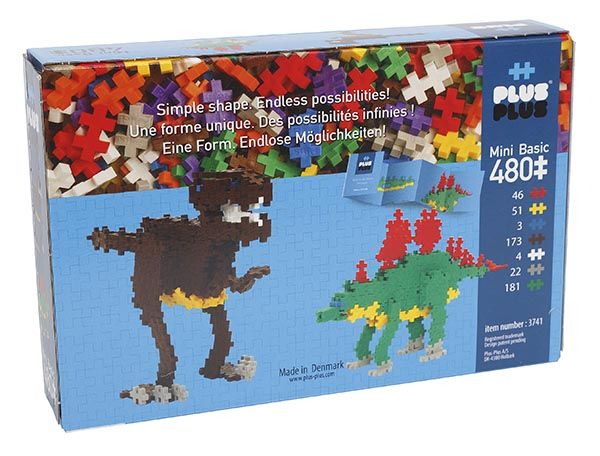 Mini Basic Dinosaurs (480 pieces) by PlusPlus