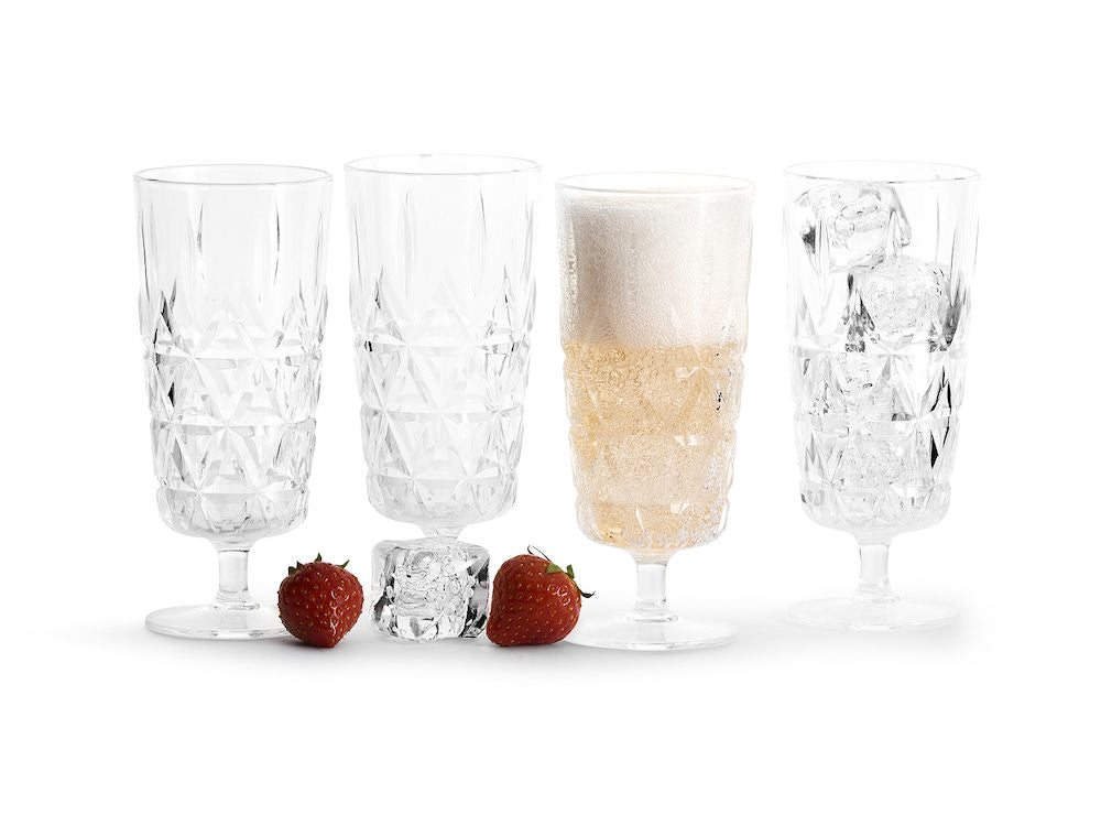 Picnic Champagne Glasses, Set of Four, by Sagaform