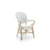 Fauteuil Isabell AluRotin par Sika