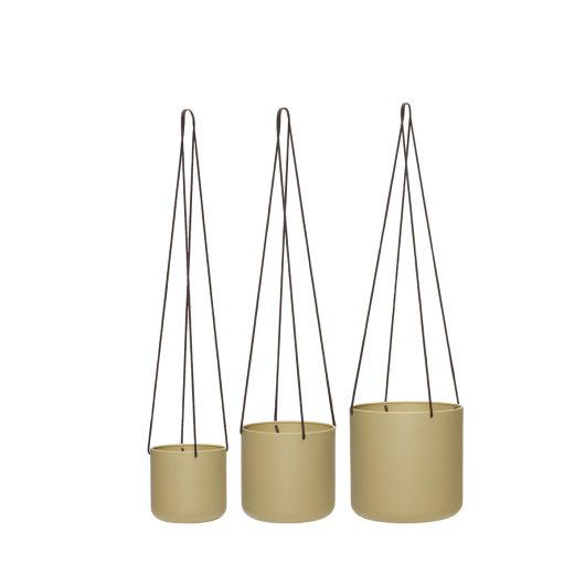 Bloom Hanging Pots Large (Set of 3) by Hübsch
