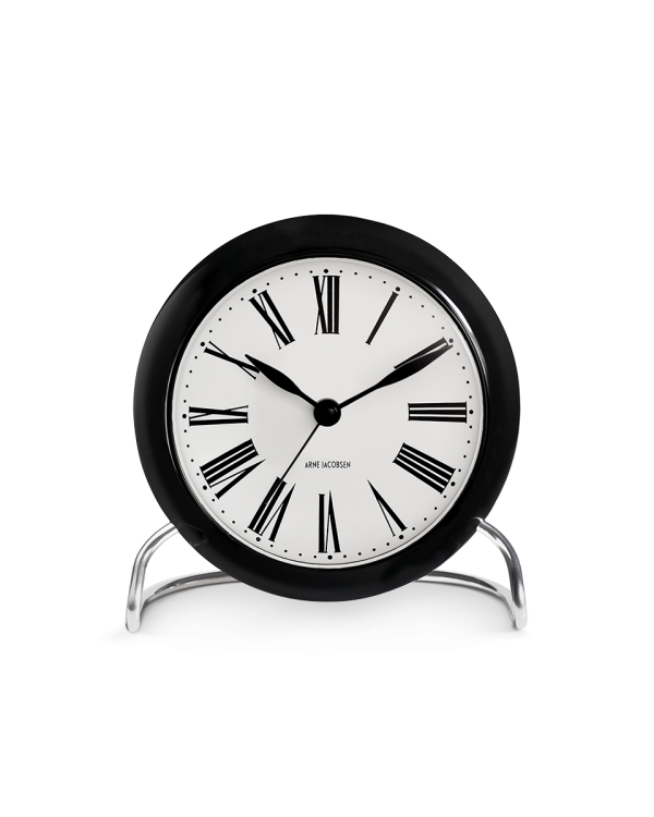 Horloge de table romaine par Arne Jacobsen