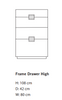 Série de tiroirs Frame par Asplund
