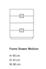 Série de tiroirs Frame par Asplund
