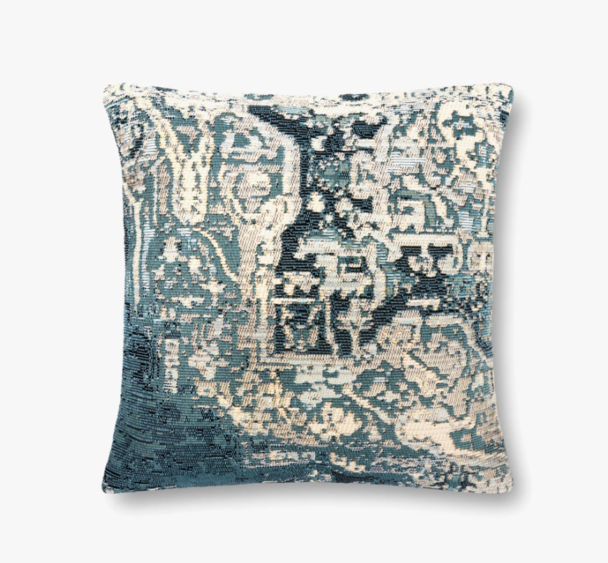 P0879 Blue Pillow by Loloi