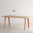 Nouvelle table de salle à manger moderne avec plateau en bois par Tiptoe