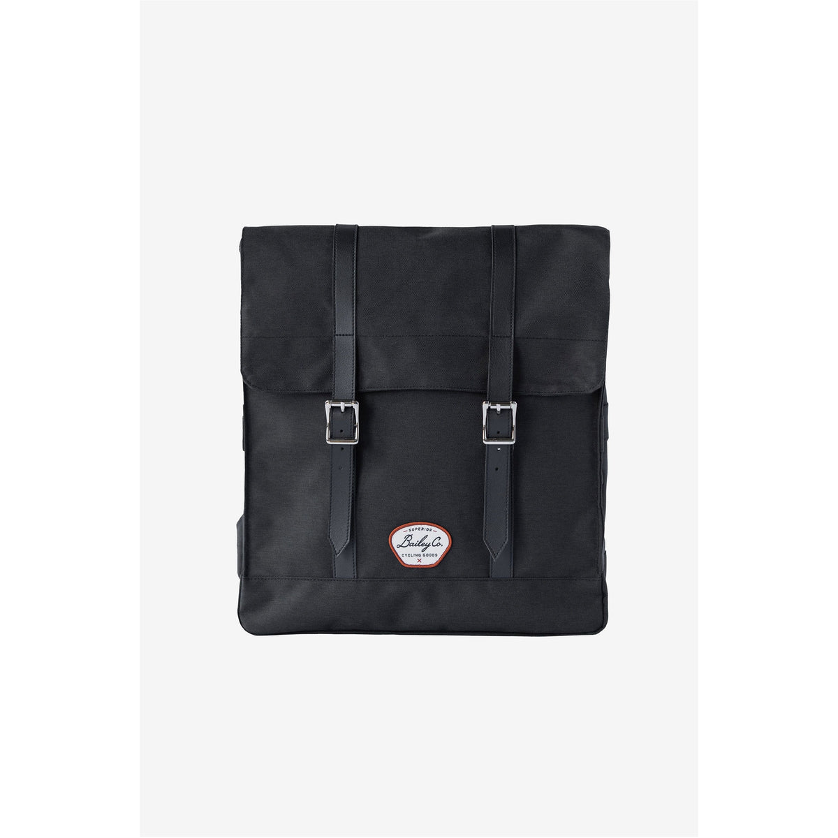 Bailey Co Richmond Convertible Pannier Backpack in Black front