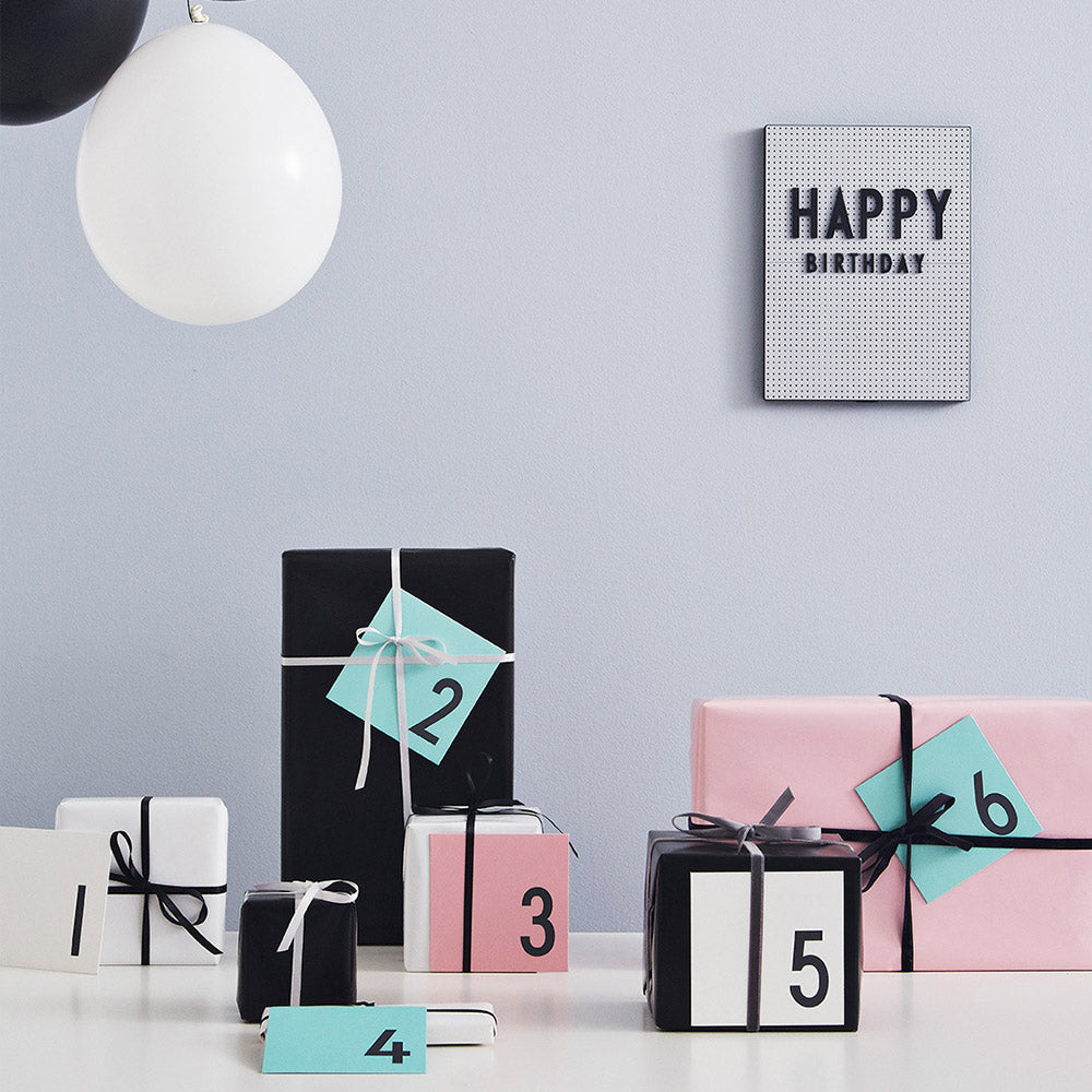 Birthday Cards 1 - 6 by Design Letters