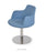 Chaise pivotante ronde Dervish par Soho Concept