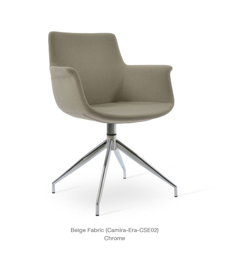 Bottega Arm Spider Swivel Chair by Soho Concept
